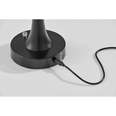 Adesso Jimmy Cordless Table Lamp: 15" Metal Dome, 3-Level Touch Dimmer, Indoor/Outdoor Use, UL Listed 1 Adesso Jimmy Cordless Table Lamp: 15" Metal Dome, 3-Level Touch Dimmer, Indoor/Outdoor Use, UL Listed