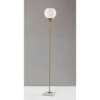 71" 3-way Fiona Torchiere Brass - Adesso