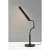 Adesso Zane Desk Lamp (Includes LED Light Bulb) With Smart Switch Black: ETL Listed, Metal Shade, Touch Sensor