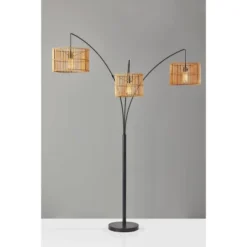 82" Cabana Collection 3-Arm Arc Lamp Black - Adesso 14 82" Cabana Collection 3-Arm Arc Lamp Black - Adesso -Adesso GUEST a5c49c66 cfd5 42d5 b24d 07e7d50be40b