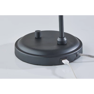 Wallace Table Lamp Black - Adesso 2 Wallace Table Lamp Black - Adesso - Image 2