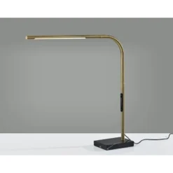 Adesso Cullen Desk Lamp: Marble Base, ETL Listed, Touch Sensor, 24" Metal Cylinder Shade 5 Adesso Cullen Desk Lamp: Marble Base, ETL Listed, Touch Sensor, 24" Metal Cylinder Shade -Adesso GUEST a8f16a76 85e4 4f9c 9afd 58bd0de7009f