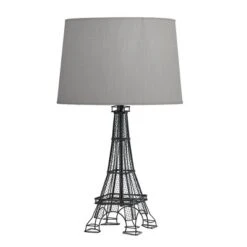 Adesso Eiffel Tower Table Lamp Black/Gray: Acrylic Base, No Assembly, UL Listed, 3-Way Switch -Adesso GUEST ab08b588 24c1 4afb 9794 5937afa33b1d