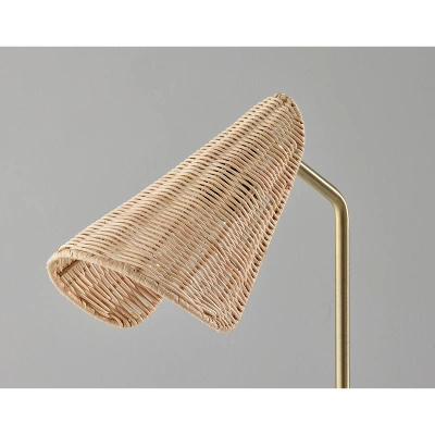 Cove Table Lamp Antique Brass - Adesso 2 Cove Table Lamp Antique Brass - Adesso - Image 2