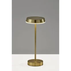 Adesso Tommy Cordless Table Lamp (Includes LED Light Bulb) Antique Brass: Modern Metal Desk Lamp, 3-Way Touch Sensor, UL Listed -Adesso GUEST b1e494f3 b5bd 4870 8d21 e54a2b1cc2eb