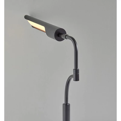 Adesso Zane Desk Lamp (Includes LED Light Bulb) With Smart Switch Black: ETL Listed, Metal Shade, Touch Sensor 2 Adesso Zane Desk Lamp (Includes LED Light Bulb) With Smart Switch Black: ETL Listed, Metal Shade, Touch Sensor - Image 2