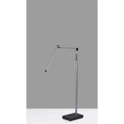 Lennox Floor Lamp (Includes LED Light Bulb) Black - Adesso -Adesso GUEST b64ae8af 465e 4638 9591 8ff5e54ff9a7