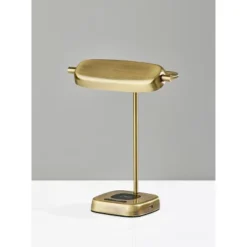 Radley Charge Desk Lamp With Smart Switch Antique Brass (Includes LED Light Bulb) - Adesso 8 Radley Charge Desk Lamp With Smart Switch Antique Brass (Includes LED Light Bulb) - Adesso -Adesso GUEST b8c4ff06 b0a3 40fa 864c 12f053384d0b