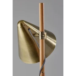 Bryn Floor Lamp Natural Rubberwood Antique Brass - Adesso 9 Bryn Floor Lamp Natural Rubberwood Antique Brass - Adesso -Adesso GUEST b8ff00dd 4bbd 4265 9451 69e3615c759f
