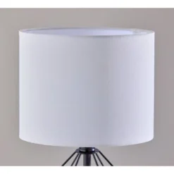 Adesso Chiara 2 Piece Bonus Pack Black: Contemporary Metal Cage Base, White Drum Shades, ETL Listed, No Assembly Required 15 Adesso Chiara 2 Piece Bonus Pack Black: Contemporary Metal Cage Base, White Drum Shades, ETL Listed, No Assembly Required -Adesso GUEST bab7ba9a bb5e 4067 9af8 6147fa6b5c3f