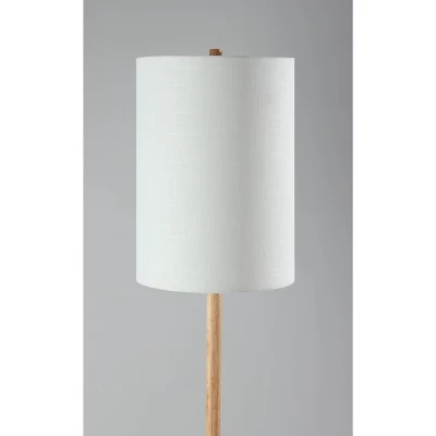Maddox Floor Lamp Natural - Adesso 1 Maddox Floor Lamp Natural - Adesso