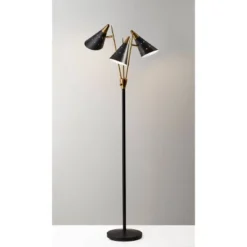 66" Nadine 3-Arm Floor Lamp Black - Adesso 7 66" Nadine 3-Arm Floor Lamp Black - Adesso -Adesso GUEST c0b4c631 c665 4eda 8246 e9ec5ffd9bb4