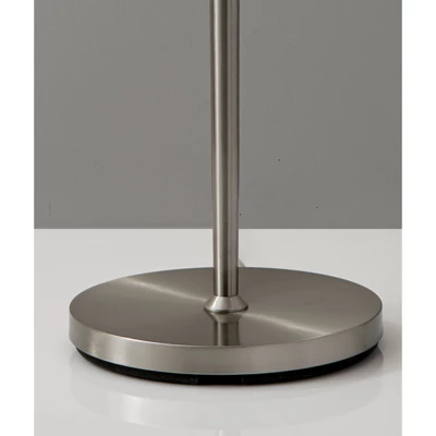 65" Hayworth Collection Floor Lamp Silver - Adesso 2 65" Hayworth Collection Floor Lamp Silver - Adesso - Image 2