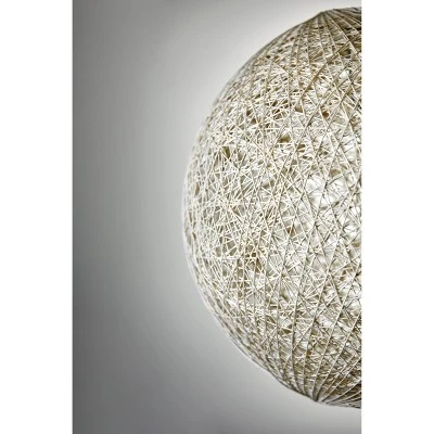 Havana Extra Large Pendant Cream Rattan - Adesso 3 Havana Extra Large Pendant Cream Rattan - Adesso - Image 3