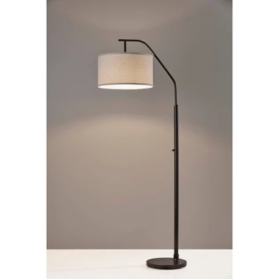 Max Floor Lamp Black - Adesso 1 Max Floor Lamp Black - Adesso