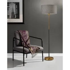 59" 3-way Bergen Floor Lamp Black - Adesso 11 59" 3-way Bergen Floor Lamp Black - Adesso -Adesso GUEST ca037919 7098 4cc8 8df5 bd55dbdde040