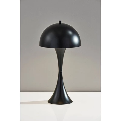 Adesso Lennon Table Lamp Black: Metal Dome Shade, Touch Sensor, ETL Listed, 19.5" Height 1 Adesso Lennon Table Lamp Black: Metal Dome Shade, Touch Sensor, ETL Listed, 19.5" Height
