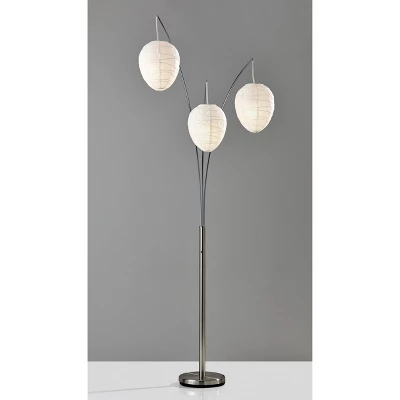 Belle Arc Lamp Silver - Adesso 2 Belle Arc Lamp Silver - Adesso - Image 2