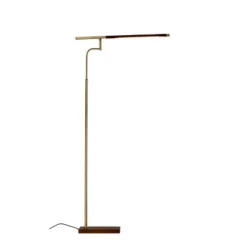 50.5" X 62.5" 3-way Barrett Floor Lamp (Includes LED Light Bulb) Brass - Adesso -Adesso GUEST d254fca3 0de4 4586 be66 87288e61d140