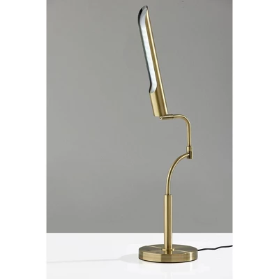 Adesso Zane Desk Lamp: 17" Adjustable, 3-Level Touch Sensor, ETL Listed, Metal Shade, Includes LED Bulb 1 Adesso Zane Desk Lamp: 17" Adjustable, 3-Level Touch Sensor, ETL Listed, Metal Shade, Includes LED Bulb