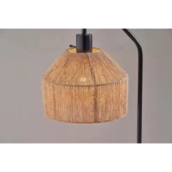 Adesso Amalfi Table Lamp Black: 22" Metal Body, Dome Rope Shade, ETL Listed, 60W, No Assembly Required 3 Adesso Amalfi Table Lamp Black: 22" Metal Body, Dome Rope Shade, ETL Listed, 60W, No Assembly Required -Adesso GUEST db815d1b 960a 48b8 8c7a ba8ad2713891
