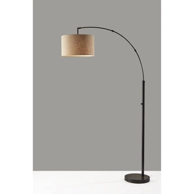 Preston Arc Lamp Dark Bronze - Adesso 3 Preston Arc Lamp Dark Bronze - Adesso - Image 3