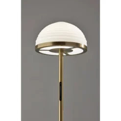 Juliana Floor Lamp With Smart Switch Antique Brass (Includes LED Light Bulb) - Adesso -Adesso GUEST dd3f5293 01ba 4cfa b1f4 603224060f14