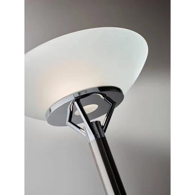 71.5" Expo Floor Lamp Silver - Adesso 1 71.5" Expo Floor Lamp Silver - Adesso