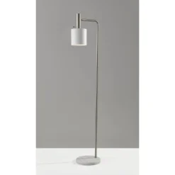 61" Emmett Floor Lamp White - Adesso