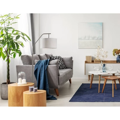 Max Floor Lamp Silver - Adesso 2 Max Floor Lamp Silver - Adesso - Image 2