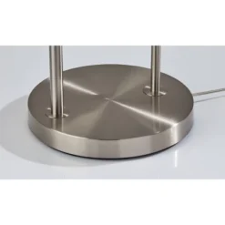 Adesso Amira Shelf Floor Lamp Steel: 64" High With Storage Shelves, ETL Listed, Polyester Shade -Adesso GUEST e9786889 a101 4896 af17 db7eaa20ed35