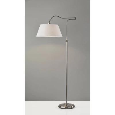 Rodeo Floor Lamp Antique Pewter - Adesso 2 Rodeo Floor Lamp Antique Pewter - Adesso - Image 2
