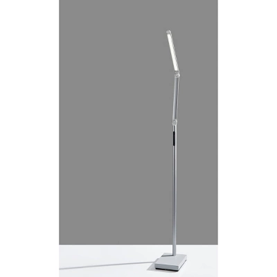 Lennox Floor Lamp (Includes LED Light Bulb) White - Adesso 6 Lennox Floor Lamp (Includes LED Light Bulb) White - Adesso - Image 6