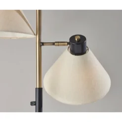 Matthew Tree Lamp Black W. Antique Brass - Adesso -Adesso GUEST fc94e653 f9e5 475e bfc9 6d5a60199fc2