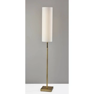 Adesso Matilda Floor Lamp (Includes LED Light Bulb) With Smart Switch Brass: Touch Sensor, Dimmable, Metal Body 1 Adesso Matilda Floor Lamp (Includes LED Light Bulb) With Smart Switch Brass: Touch Sensor, Dimmable, Metal Body